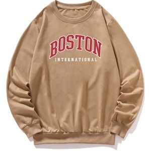 (3/$20) SHEIN Boston Crewneck
